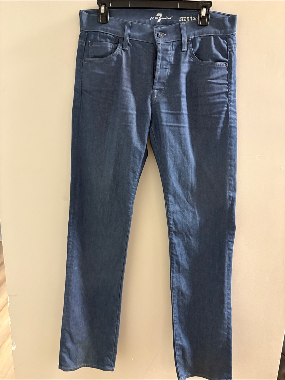 7 for all mankind Standard Fit Men's Blue Jeans